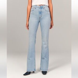 abercrombie flare jeans curve love